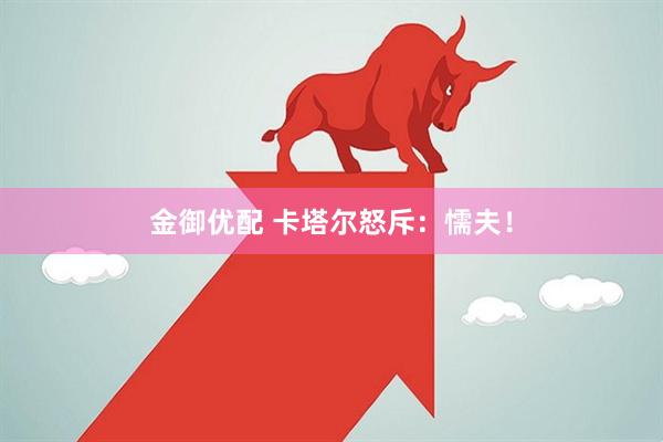金御优配 卡塔尔怒斥：懦夫！